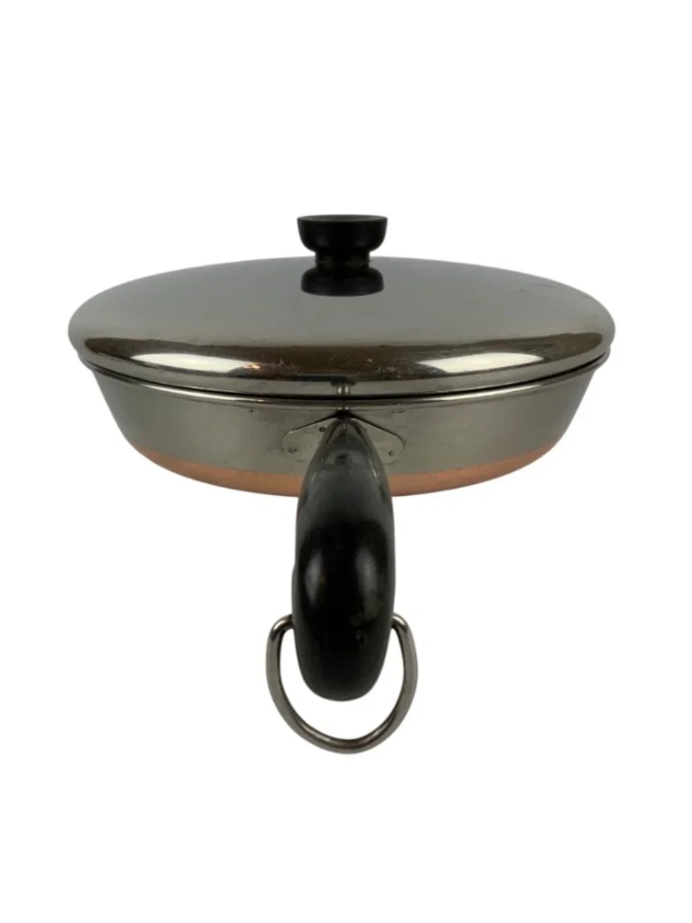 Revere Ware 1801 Copper Clad Stainless Steel 10 inch Skillet Frying Pan & Lid